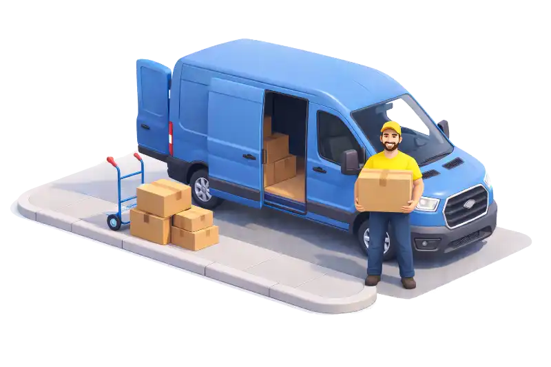 Stěhování Praha: auto a 1 stěhovák pro menší stěhování